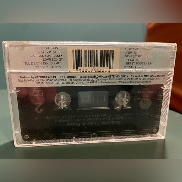 🙏 Vintage Madonna Like A Prayer 1989 Sire Records Cassette Tape 🙏 - Picture 5 of 6